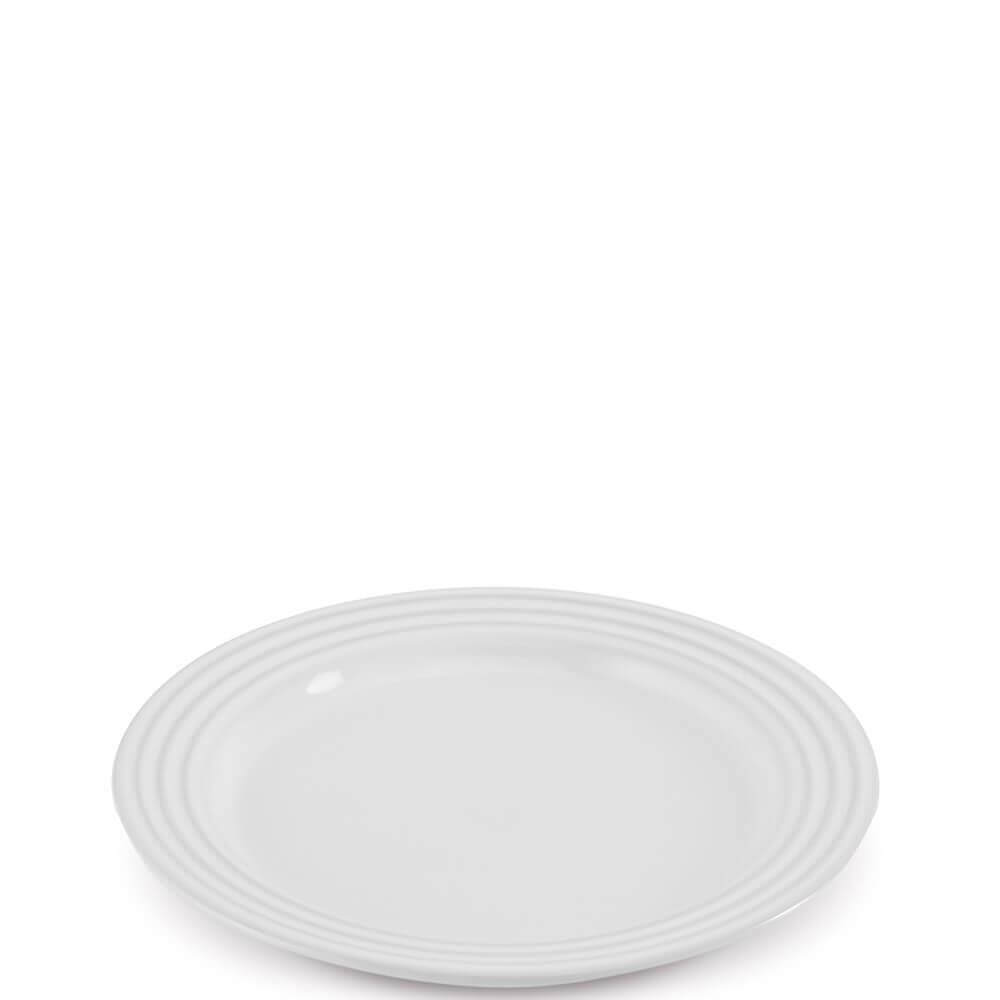 Le Creuset White Stoneware Side Plate 22cm